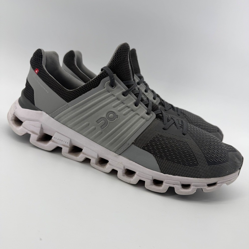 On Cloudswift Running Shoes Mens 12.5 Rock Slate Gray Black CloudTec 41.99583